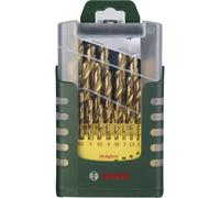 Bosch Twist Drill Set HSS-TiN Straight Shank 1 to 13mm 25-pcs