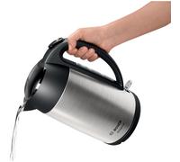 Bosch TWK3P420GB electric kettle 1.7 L 3000 W Black, Stainless steel