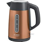 Bosch TWK4P439 electric kettle 1.7 L Black,Gold 2400 W TWK4P439, 1.7 L, 2400 W, Black,Gold, Stainless steel, Water level indicator, Overheat protection