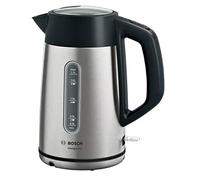Bosch TWK4P440GB electric kettle 1.7 L 3000 W Black, Stainless steel