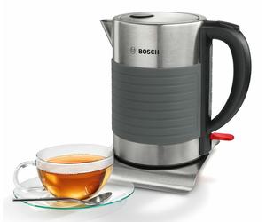 BOSCH TWK7S05 ELECTRIC CORDLESS KETTLE 2200W STAINLESS STEEL TEA KITCHEN NEW