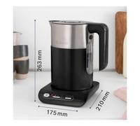 Bosch TWK8633GB electric kettle 1.5 L 3000 W Black