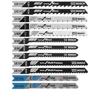 Bosch U12BC Multi-Purpose 12-Pc U-Shank Jigsaw Blade Set
