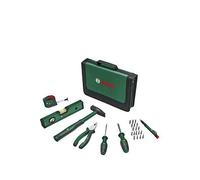 Bosch Universal Hand Tool Set 25-Piece (Versatile Tool Kit for General Purpose DIY Around The Home; Combination Pliers; Tape Measure; Spirit Level, 300g Hammer and More)