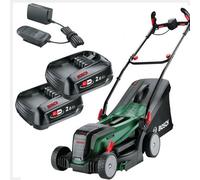 Bosch Universal Rotak 2 X 18V-37-550 18V Cordless Rotak Lawn Mower 2 X Batteries