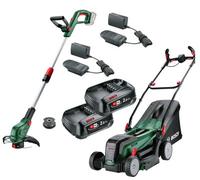 Bosch Universal Rotak 2X 18V-37-550 18V Cordless Lawn Mower & Trimmer 06008C1F04 - Bosch Power For All