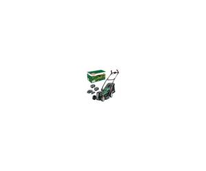 Bosch Universal Rotak 2x18V-37-550 Cordless Lawnmower - Green