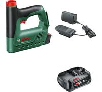 Bosch UNIVERSAL TACKER 18V-14 P4A 18v Cordless Nail Tacker and Stapler 1 x 2ah Li-ion Charger No Case