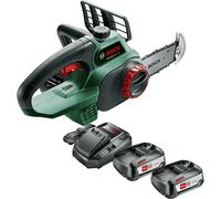 Bosch UNIVERSALCHAIN P4A 18v Cordless Chainsaw 200mm 2 x 2.5ah Li-ion