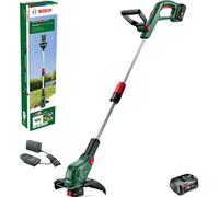 Bosch UNIVERSALGRASSCUT 18V-26-500 P4A 18v Cordless Grass Trimmer and Edger 260mm 2 x 2ah Li-ion Battery Charger