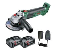 Bosch Universalgrind 18V 18V-75 Cordless Angle Grinder 115mm 2 X 2.0Ah Batteries