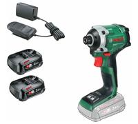 Bosch UNIVERSALIMPACTDRIVE 18V-210 18v P4A Cordless Brushless Impact Driver 2 x 2ah Li-ion Charger No Case
