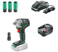 Bosch UNIVERSALIMPACTDRIVE 18V-350 P4A 18v Cordless Impact Wrench 1 x 6ah Li-ion Charger No Case with Accessories
