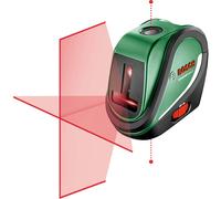 Bosch cross line laser UniversalLevel 2 (laser cross incl. integrated plumb points for precise alignment and easy application transfer, in cardboard box)