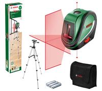 Bosch UNIVERSALLEVEL 2 Cross Line Laser Level Tripod Set (New)