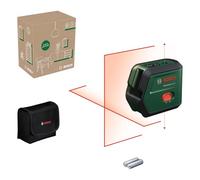 Bosch UniversalLevel 2 [Gen 2] (E-Commerce Carton) | Laser cross including integrated plumb points for precise alignment and easy transmission of references, in e-commerce box