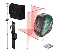 Bosch UNIVERSALLEVEL 3 Cross Line Laser Level Tripod Set (New)