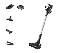 Bosch Unlimited 6 Lightweight Cordless Stick Vacuum Cleaner, BCS612GB,White | 60 Minutes Runtime, 2 x Interchangeable 18V Batteries, For Carpets and Hard Floors, 3 Accessories and Docking Station