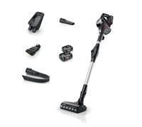 Bosch Unlimited 7 MultiUse Cordless Vacuum Cleaner, BCS712BGB, Black | 80 Minutes Runtime, 2x Batteries, Flex Tube, Dynamic PowerBrush, For Carpets & Hard Floors, 3 Accessories & Docking Station