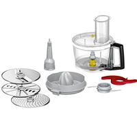 Bosch VeggieLove Plus Accessory kit with Universal Grinder MUZ9VLP1, Plastic, Schwarz, Grau, Metallisch, Transparent