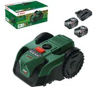 Bosch VISIMOW 18V-100 P4A 18v Cordless Camera Robotic Lawnmower 155mm 2 x 6ah Li-ion Battery Charger