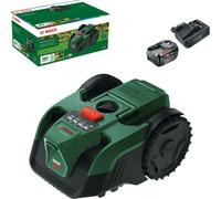 Bosch VISIMOW 18V-100 P4A 18v Cordless Camera Robotic Lawnmower 155mm 1 x 6ah Li-ion Battery Charger