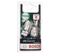 Bosch -W21/5W (- 580) LED Retrofit Car Light Bulbs - 12 V 2,5 W W3x16q - 2 Bulbs