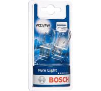 Bosch W21/5W (580) Pure Light Car Light Bulbs - 12 V 21/5 W W3x16q - 2 Bulbs