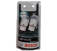 Bosch -W21W (- 582) LED Retrofit Car Light Bulbs - 12 V 2,5 W W3x16d - 2 Bulbs