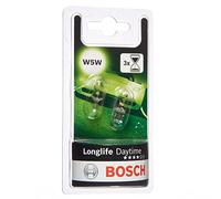Bosch 1987301052 Car Light Bulb W5W Long-life Wedge Bulb/Miniwatt Bulb