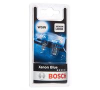 Bosch W5W (501) Xenon Blue Car Light Bulbs - 12 V 5 W W2,1x9,5d - 2 Bulbs