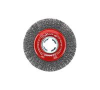 Bosch WBX418 4-1/2 in. Wheel Dia. X-Lock Arbor Tempered Steel Crimped Wire Wheel