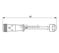 BOSCH WEAR SENSOR F.BRAKE PAD - 1987473038