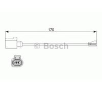 Bosch AP612 Wear Sensor - 1 Piece