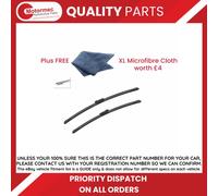 Bosch Aerotwin A 294 S - Front Windscreen Wipers - Set of 2 Replacement Blades - Comes with Pre-assembled Adapter - 2 Blades, 600mm/550mm