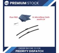 Bosch Wiper Blade 3 397 007 294 - A294S plus FREE XL Microfibre Cloth