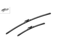 Bosch Aerotwin A 157 S - Front Windscreen Wipers - Set of 2 Replacement Blades - Comes with Pre-assembled Adapter - 2 Blades, 650mm/400mm - Only for right-hand drive (UK)