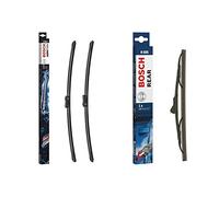 Bosch Wiper Blade Aerotwin A099S, Length: 650mm/650mm - set of front wiper blades & Bosch Wiper Blade Rear H595, Length: 280mm - rear wiper blade