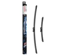 Bosch Wiper Blade Aerotwin A583S, Length: 650mm/340mm - Set of Front Wiper Blades - Only for Left-Hand Drive (EU)