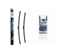 Bosch Wiper Blade Aerotwin A585S, Length: 680mm/625mm - Set of Front Wiper Blades & Bosch W21/5W (580) Pure Light car light bulbs - 12 V 21/5 W W3x16q - 2 bulbs