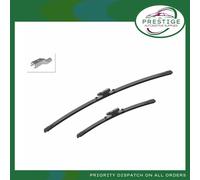 Bosch Aerotwin A 157 S - Front Windscreen Wipers - Set of 2 Replacement Blades - Comes with Pre-assembled Adapter - 2 Blades, 650mm/400mm - Only for right-hand drive (UK)