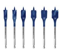 Bosch Wood Fraise Set 6 pieces Hex Shank Fast Drilling