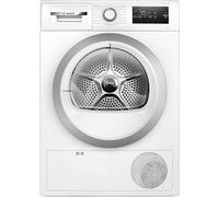 Bosch WTN83203GB Condenser Tumble Dryer, 8kg Capacity, B Energy Rating with AutoDry, Series 4, White, Freestanding