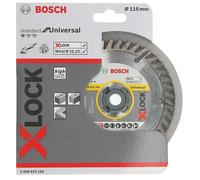 Bosch X LOCK 115mm x 22.23mm Diamond Rim Cutting Disc, Brick , Concrete , Stone.