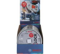 Bosch Professional 10x Standard for Inox Straight Cutting Disc WA 60 T BF (Stainless Steel, Ø 125 mm, Thickness 1.6 mm, X-LOCK, Accessories for Angle Grinders)