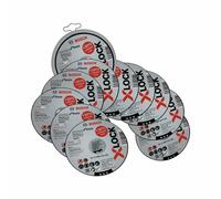 Bosch X-Lock Cutting Discs Pack Of 10 In Tin Container 115mm / 125mm