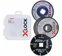 Bosch X-LOCK Flap Disc Set 125mm Diameter 5 Pieces