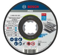 Bosch PRO X Lock Inox Flat Thin Metal Fast Cutting Disc 115mm Pack of 1
