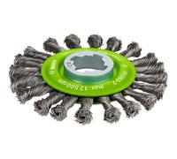 Bosch X Lock Stainless Steel Knotted Wire Wheel 115mm X-Lock