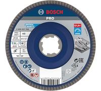 Bosch X-LOCK X571 Fan Washer Best for Metal Diameter 125 mm Grit 60 - Pack of 1